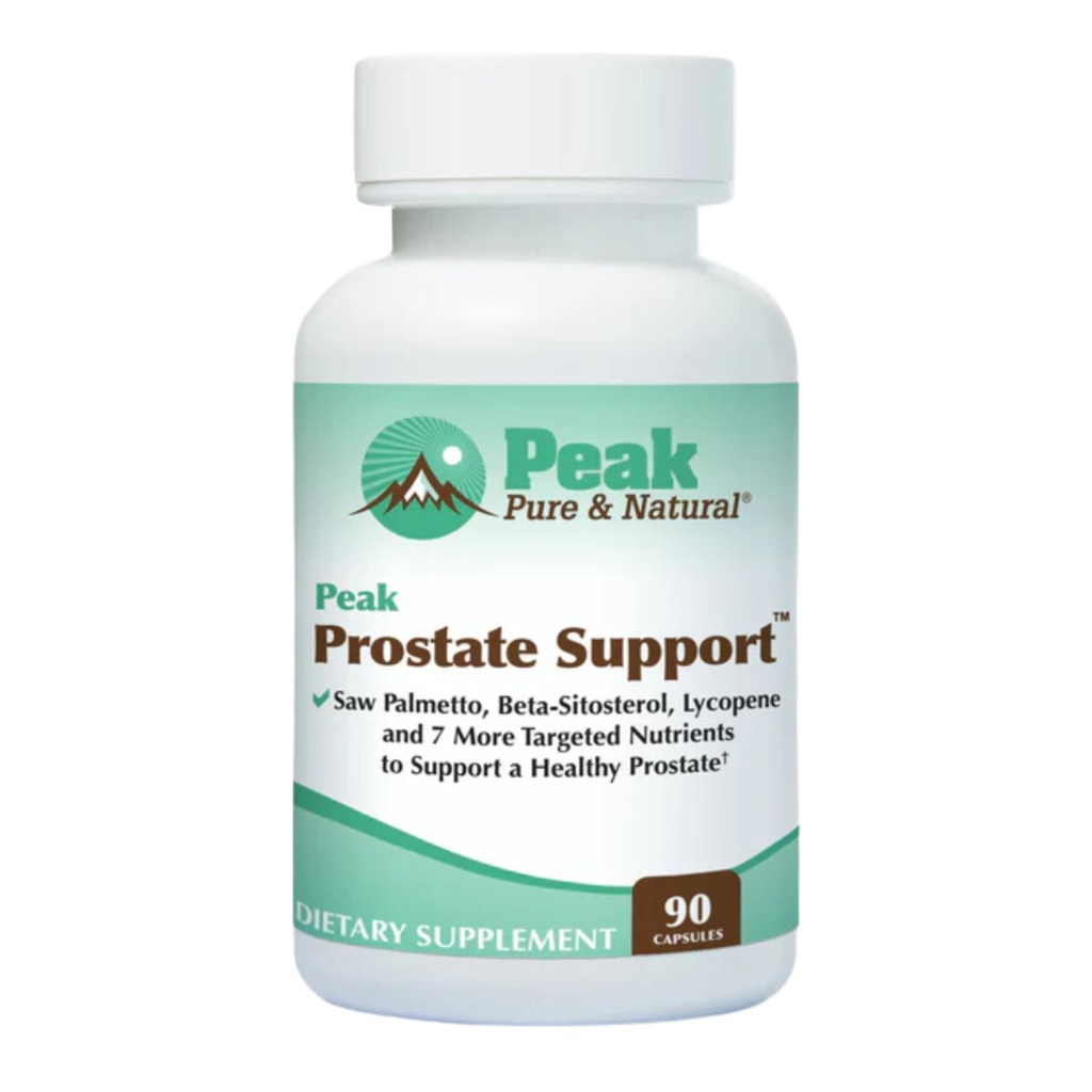 Peak Prostate Supplements - Natural Prostate Supplements for Men with Saw Palmetto, Beta- Sitosterol, Lycopene i 7 ukierunkowane składniki odżywcze - Promotes Prostate Health and Urnary Tract Health (90 kapsułki)