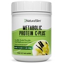 NaturalSlim Protein Powder z witamin i minerałów Metabolic C- Plus - Proszek do zamiany posiłku wzmocniony witaminą C, Cynk i kwas amino- Proszek z białka czekoladowego 10 Słupki 1.1 lb.