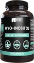 Pure Original Składniki Myo- Inositol (365 Kapsułki) No Magnezu lub wypełniacze ryżu, Zawsze Czysty, Laboratorium zweryfikowane