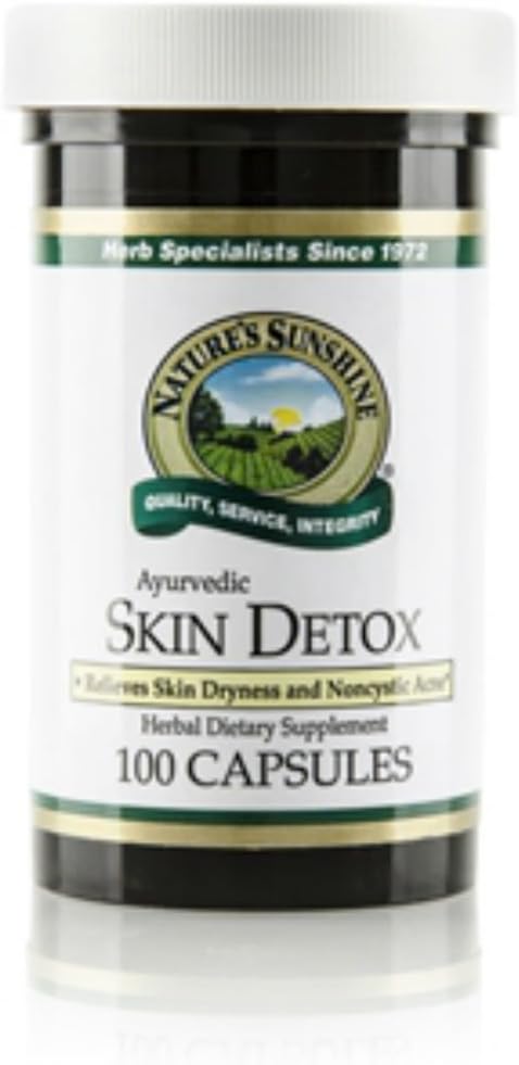 Nature 's Sunshine Detox skóry (100 Kapsułki), Zawiera Herbs tradycyjnie używane do wsparcia zdrowia skóry