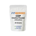Proszek cytykoliny, Proszek choliny CDP Czysty z Scoop, Non-GMO, Suplement Cognitive do Pamięci i Nauki (25 gramów)