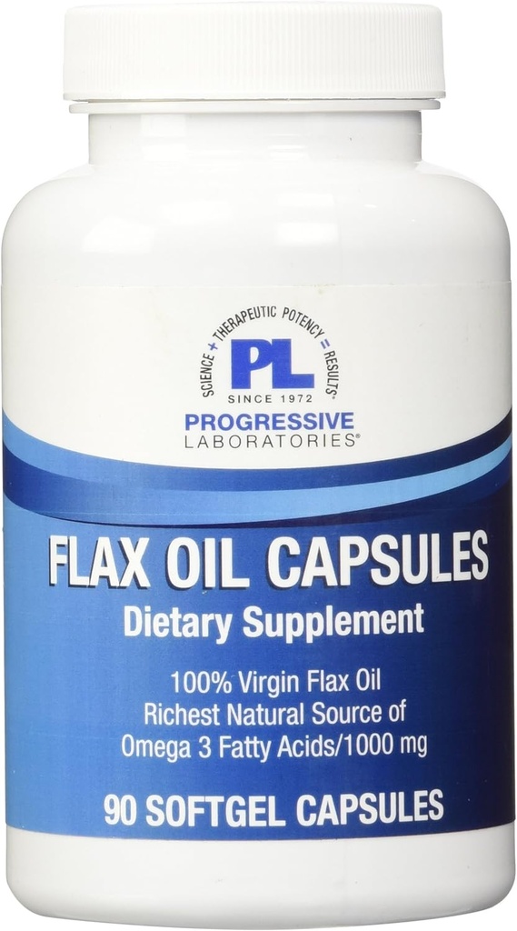 Progressive Labs Flax Oil Supples, 1000 mg, 90 Count
