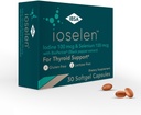 Joselen - Suplement wsparcia dla tarczycy - 100 µg Selenium, 100 µg Jodu, 5 mg BioPerine - 30 Soft- żel Czapki dla zwiększonej dostępności biologicznej i absorpcji - Bezgluten-, Bezmleczny, Bezcukrowy, Niezmodyfikowany genetycznie