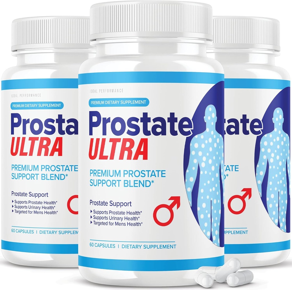 (3 opakowania) Prostate Ultra Supplements for Men Prostate Health Formula (180 kapsułek)