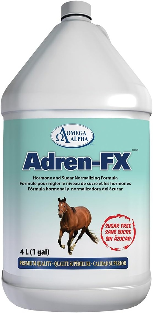 Omega Alpha Adren- Fx Cushings Formuła Gallon (128 uncji)