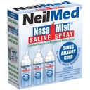 NeilMed NasaMist Isotonic Saline Spray. Soothe, Moisturize i Cleanse Korzystanie specjalnie zaprojektowane końcówki. 177ml. Zawiera 3 kanistry NasaMist