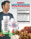 5-Mushroom Nootropowy Mieszanka - 60 Kapsułki, Ogon indyk, Reishi, Maitake Mushroom Extract z wysokiej Beta Glucan, & Lion Mane Mushroom Suplement Kapsułki, Funkcjonalne Mushrooms Herbal Suplementy