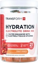 TransformHQ Hydration Drink Mix (21 jednorazowych zestawów do podawania, owocowy Punch) - Mieszanka suplementu do nawadniania z witaminami i elektrolitami