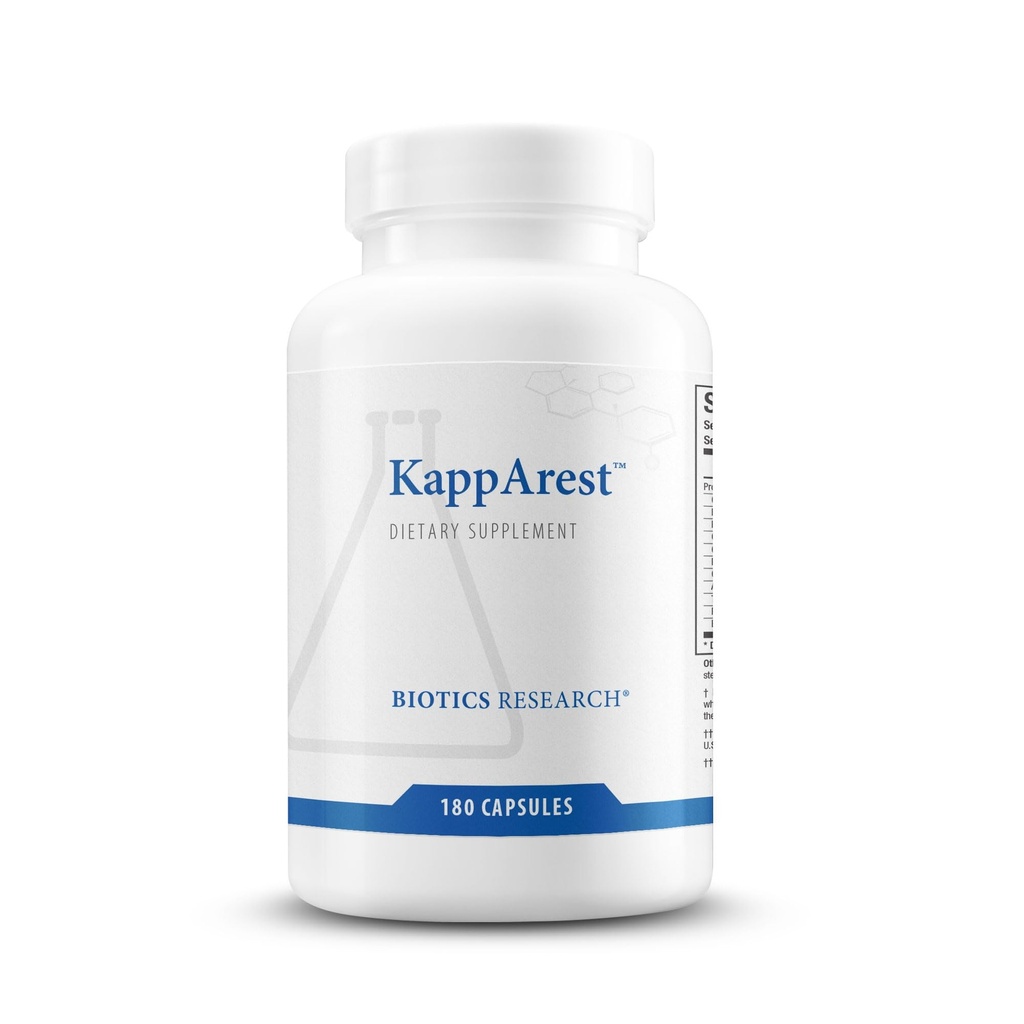 Biotics Research KappArest ™ Turmeric Capsules Supplement - Curcuma Curcumina, Boswella, Propolis, Ginger, 1150mg / Svg, Support Ease, Comfort & Non-Bullering, Przeciwutleniacz Wysoka Absorpcja 180 Kapsułki