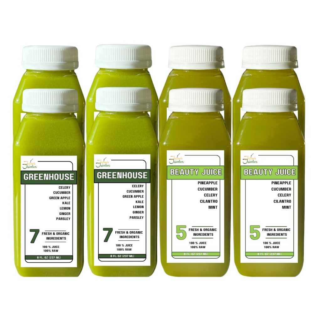 2 Day Organic Raw Low Sugar Juice Cleanse - Lose Weight, Curve Cravings & Reboot Your System - Great for Kids too!
