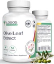Olive Leaf Extract kapsułki - Suplement immunologiczny dla mężczyzn i kobiet, polifenol i flavonoid dla ogólnego Wellness - Nie-GMO i Vegan Olive Oil kapsułki - 60