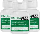 Oryginalny Omega-3 Joint Supplement Supplement, Najlepsza naturalna ulga mięśniowa, Green Lipped Mussel Oil Kapsułki, 180 Softgels, No Fishy Aftersmast
