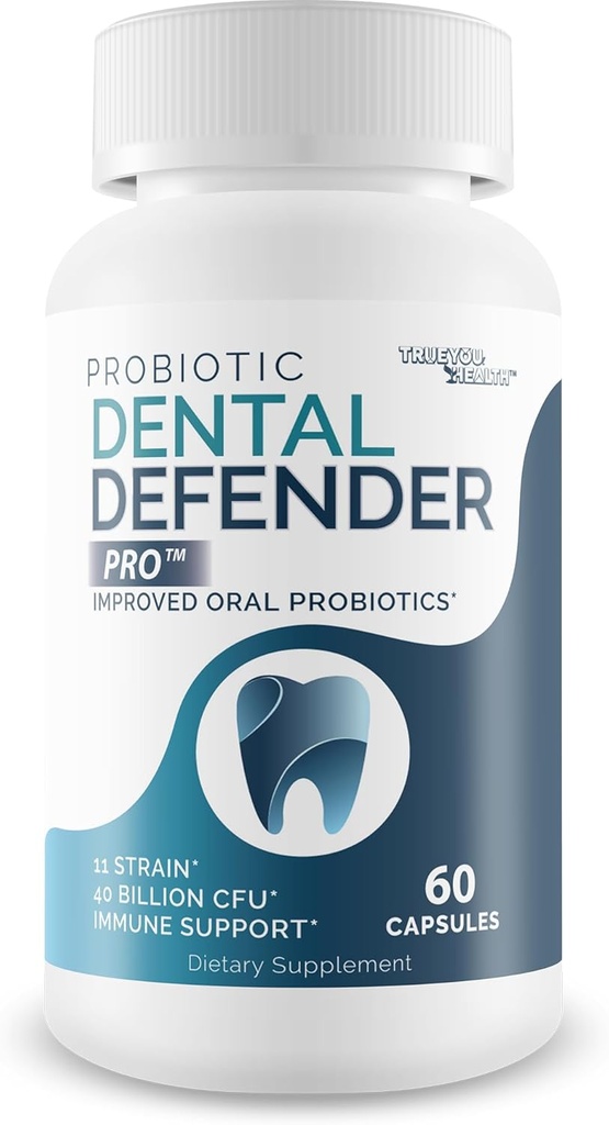Probiotyczny Dental Defender Pro - Nasze najlepsze Probiotyki jamy ustnej dla Zębów i Gum - Zdrowe suplementy witaminy zębów - Probiotyki zdrowia jamy ustnej - Probiotyczne suplementy dentystyczne dla Emalii zębów