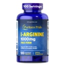 Puritan Pride L- Arinina 1000mg, Suplement diety Wspiera poziom tlenku azotu i Heath serca i krążenia, 100 Day Supply, 100 Tablets