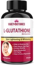 SPEC VAREY BOTANICS L- Glutathione Skóra wybielanie i rozjaśnianie Kapsułki z witaminą C & E, Biotin i ziarno winogron Extract- 1000 mg- dla mężczyzn i kobiet - 60 Kapsułki