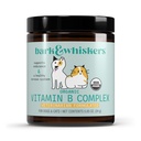 Bark & Whiskers Organic Witamina B Complex, 0.85 Oz. (24 g), 60 Scoops, Wspiera zdrowy system nerwowy & Endurance, Weteranarian formulated, Non-GMO, Certified USDA Organic, Dr. Mercola