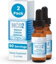 Waiora NCD2 Aktywowane płynne krople zeolitu, Mieszanka w żywności / napojach, Natural Body Cleanse & Promowanie immunologicznego wsparcia, Wszystkie naturalne, pH Balance Zeolite płynne krople - 2 butelki (0.5 oz. ea.) 180 serv.
