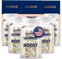 Moerie Hair Growth Supplement for Women & Men - Włosy skóry i paznokci Witaminy z Biotin, Q10 & Minerały - Dla grubszych, Fuller Hair & Hair Loss - Zaawansowany system dostarczania beadlet - 360 tabletek