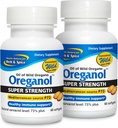 North American Herb & Spice Super Siła Oreganol P73 - Opakowanie 2, 60 Softgels - Wsparcie systemu immunologicznego - Vegan Friendly Wild Oregano - Non-GMO - 120 Łączne służby