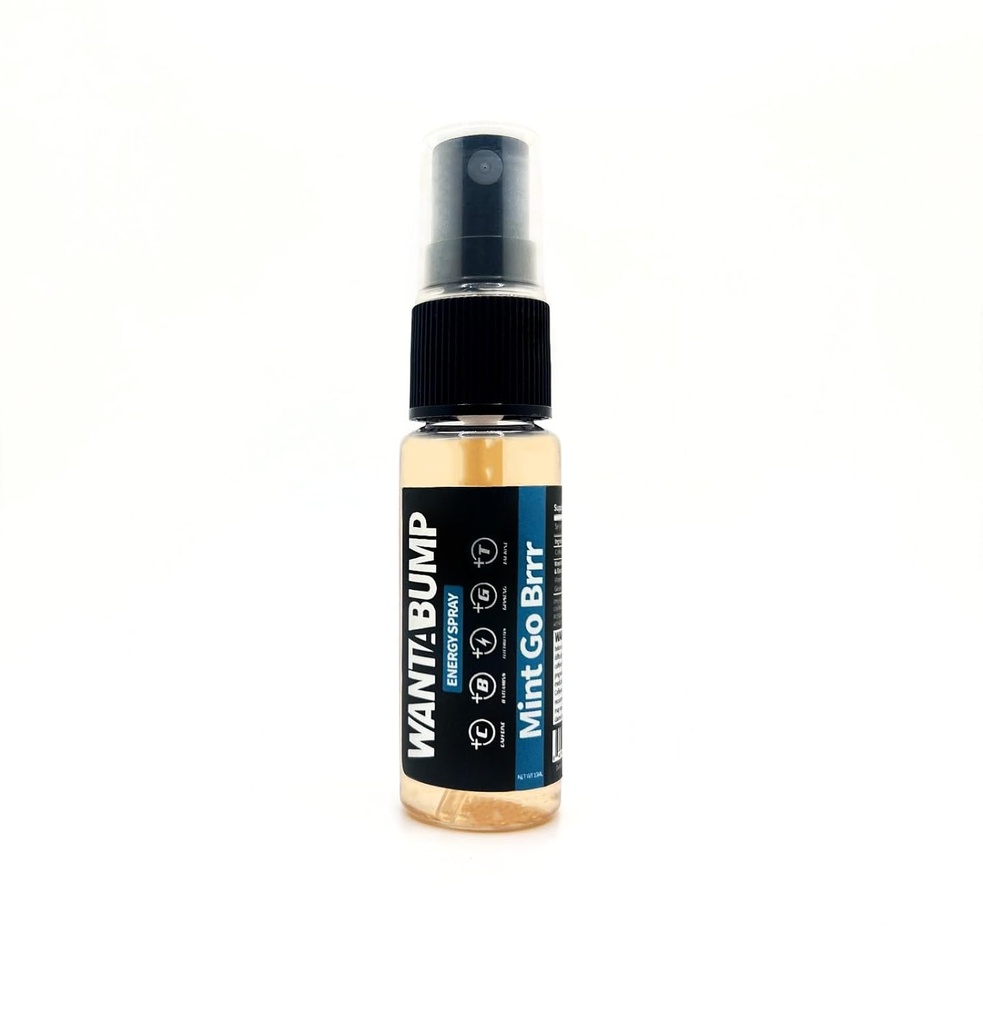 Chcesz Bump Energy Spray & Breath Freshener 124; 400mg Cappuccine 124; B 3, 6, 12 Witamina Spray Agregat 124; Elektrolity Spray Agregat 124; Brak Jitters Agregat 124; Brak Crash Agregat 124; Prasa doustna