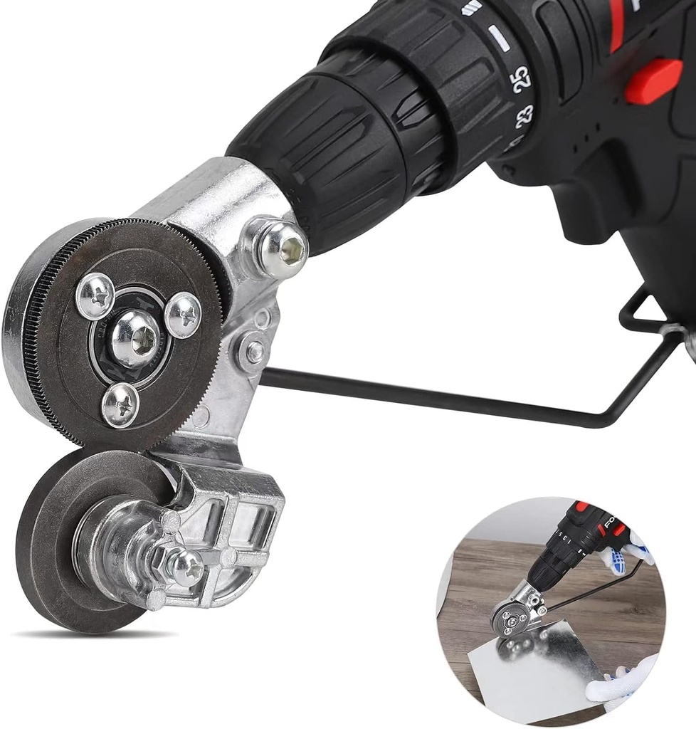 Zmodernizowany grzejnik elektryczny, nowy grzejnik metalowy, adapter do wiertarki, wiertarka METALA DIY, Noże do cięcia żeliwa, Biała blacha, stal, miedź, aluminium