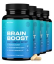 Nootrix Brain Boost Nootropic Supplement Agregat 124; Wspomaga Pamięć, Mental Focus, Cognitive Health & Energy Agregat 124; Wolny od kawy, Promotes Healthy Mood & Brain Function w / Gingko Biloba & DMAE 124; 240 Kapsułki