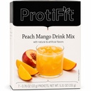 PROTIFIT - Wysokie białko owocowe w proszku o smaku proszku, 15 g białka, niskiej kaloryczności, bez cukru, idealne białko kompatybilne, 7 Servings per Box (Peach Mango)