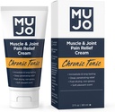 MUJO Przewlekłe Tonic mięśni i Joint Pain Relief Cream - Acting Fast-, Długotrwałe Składniki Organiczne - Głębokie Penetracja dla zapalenia stawów / szprychy - 3 fl oz