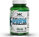 Vital Alchemy Rzeźba mięśni - Muscle Builder z witaminą B3, B6, fosfatydylseryna, Epicatechin & Cayenne - Wspiera wzrost mięśni, Focus, Energia i synteza białek, Made in USA - 90 Kapsułki