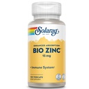 Solaray Bio Cynk 15 mg 124; Triple Cynk kompleks dla zdrowego układu immunologicznego, endokrynologiczne i komórkowe wsparcie funkcji 124; 100 VegCaps