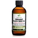 Organic Black Seed Oil - USDA Certified Cold Pressed Glass Bottle Over 1.5% Thymoquinone 3X Siła Turecki Czarny Kmin Nigella Sativa Non-GMO 100% Czysty olejek Blackseed (4oz Butelka szklana)