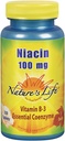 Natury Życie Niacyna 100mg Bis 124; Suplement witaminy B3 Bis 124; Zdrowa krew Lipid, krążenie i wsparcie skóry 124; 250CT