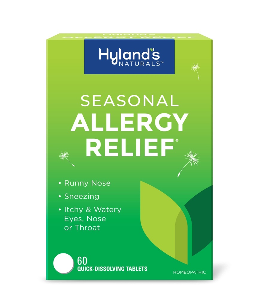 Hyland 's Indoor and Outdoor, Non Drowsy Sezonowy Alergia Relief Pills, Do kichania, Nerki, Swędzenie i Wodne Oczy, Nos lub Gardło, Bezpieczne i naturalne, Szybkie rozpuszczanie tabletek, 60 Hr