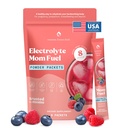 Mama zna najlepiej Mama Paliwo Electrolyte Drink Mix dla mamy, Hydration Support - dla ciąży, Prenatal, Electrolytes + Ślad Minerałów, Lactation Drink Mix Supplement (8 Count)