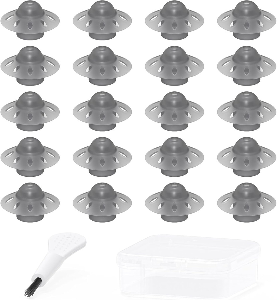 Kopuły pomocy słuchowej - Open Dome for Phonak SDS 4.0 Marvel & Paradise Models Ear Tips Akcesoria do wymiany (Medium 20pcs Pack)