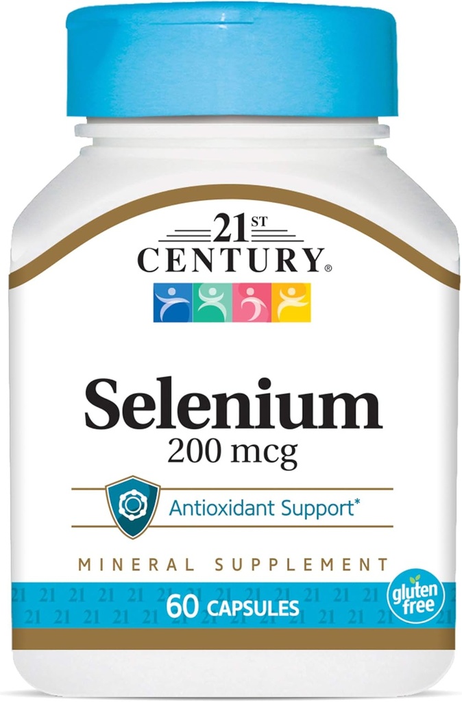 21. Century Selenium 200 Mcg kapsułki, 60 Hrabia (Opakowanie po 2)