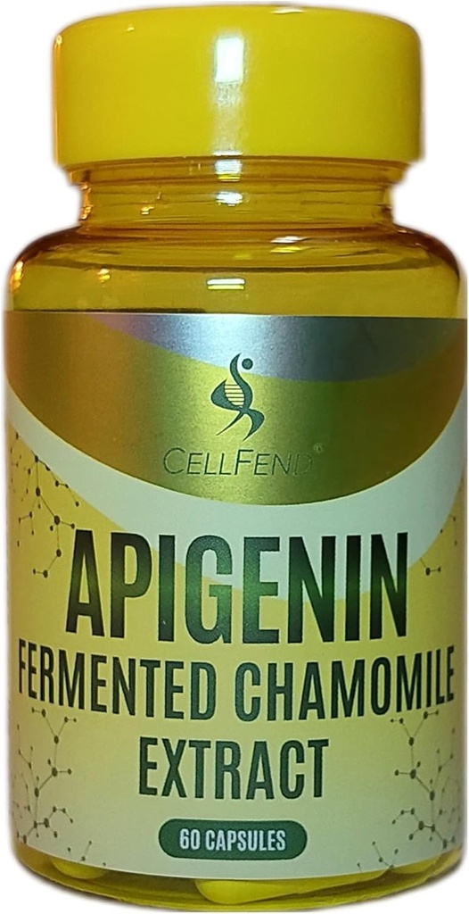 Apigenin 124; ekstrakt z rumianku fermentowanego 124; standaryzowany do 100 mg apigeniny na kapsułkę 124; 60 kapsułek wegańskich (500mg)