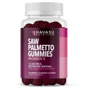 Saw Palmetto dla kobiet z 2500mcg Biotin - DHT Blocker and Hair, Skóra, Gummies zdrowia paznokci - 60 Count - Supports Stronger and Fuller Looking Locks and Radiant Skin - Wegan, Non-GMO, 1 Miesiąc dostaw