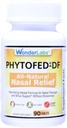 Wonder Laboratories Phytofed- DF All- Natural Nasal Relief and Decongestant, 90 Tablets