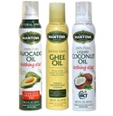 Zestaw oleju rozpylanego Mantova Keto (Awokado, Ghee, MCT kokosowy Olejek), opakowanie zawierające 3