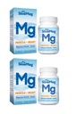 SlowMag Mg Muscle + Heart, wspomaga relaksję mięśni i zdrowie serca. Chlorek magnezu + Wapń, tabletki uwalniające wydzieliny, Łatwy do wchłaniania i Delikatny na żołądku. 60 Liczba (opakowanie po 2)