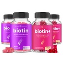 NutraChamps Biotin & Biotin +. Kompletny duet do włosów, skóry i paznokci. Biotyna, Kolagen, Keratyna i więcej