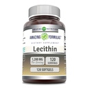 Amazing Supples Lecithina 1200 mg Softgels Supplement Equipment 124; High Potency Equipment 124; Non-GMO Equipment 124; Gluten Free (1 Pack, 120 Count)