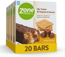 ZonePerfect Protein Bars, 13g Protein, 16 Vitamin & Minerals, Protein Snack, Fudge Graham, 20 Barów