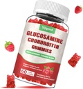 Wzmocniona Gummia Glukozaminowa Chondroitin z MSM dla dorosłych - Extrasive-Strength Joint Health & Flexibility, Antyoksydant & Immune Supplement, 60 Count