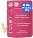 Kompletna menopauza witaminy - Ashwaghanda, Probiotyki, ACV do zarządzania wagą, Gorące błyski, nocne poty, Bloat, Hormone Balance - Wegan 60 Czapki Menopauza Suplementy dla kobiet nie-GMO