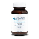 Konserwacja Metaboliczna PS- 100 Fosfatydyloseryna, 100mg - Suplement do wspierania normalnej pamięci + Kognition, Promowanie niespokojnego snu (60 Softgels)