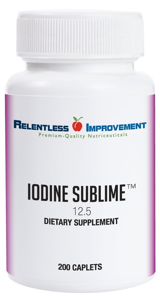 Jod Sublime ® 12, 5 mg 200 Kapsułki o wysokiej biodostępności z jodkiem potasu do leczenia tarczycy i wsparcia metabolizmu Porównaj z Iodoral 12, 5