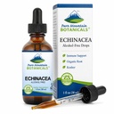 Czyste Góry Botaniczne Płynne krople Echinacea - Koszerna nalewka Alkohol wolny Ekstrakt - 500mg Echinacea Organiczna -1oz Butelka