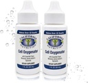 Cell Oxygenator 1 Butelka Fl Oz (Opakowanie 2), Płynne krople tlenu Codzienne suplement odżywczy dla większego systemu immunologicznego, Minerały śladowe i aminokwasy dla sportowców Sport